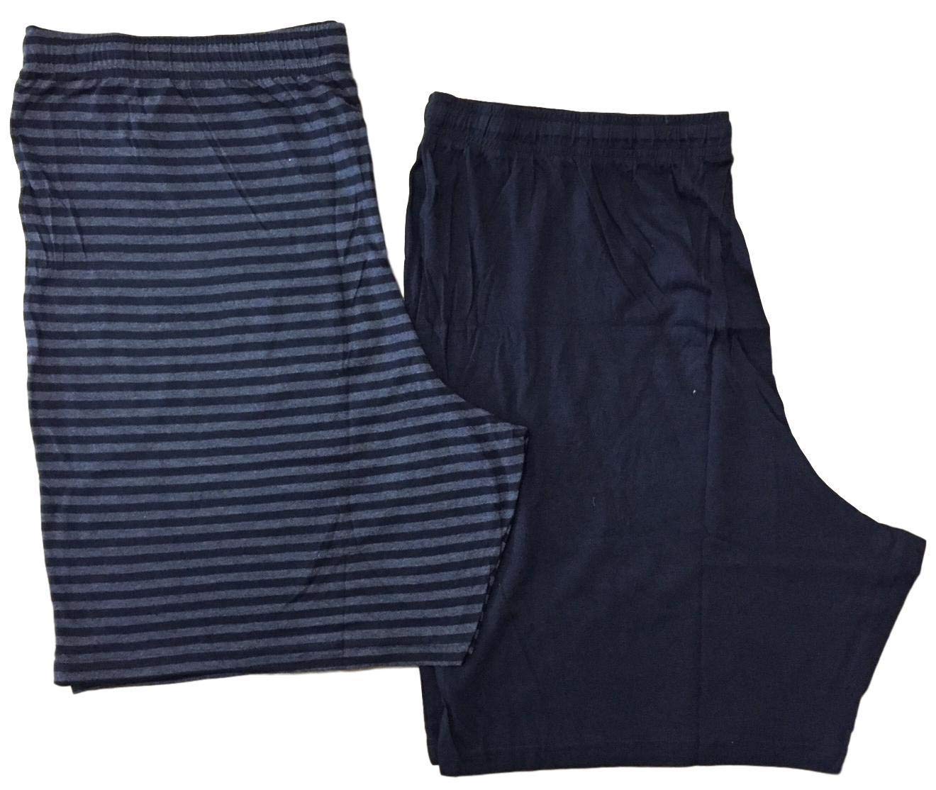 MENS 2 PACK PYJAMA SHORTS EX MARKS & SPENCER LOUNGE PJ SHORTS SXXL NEW