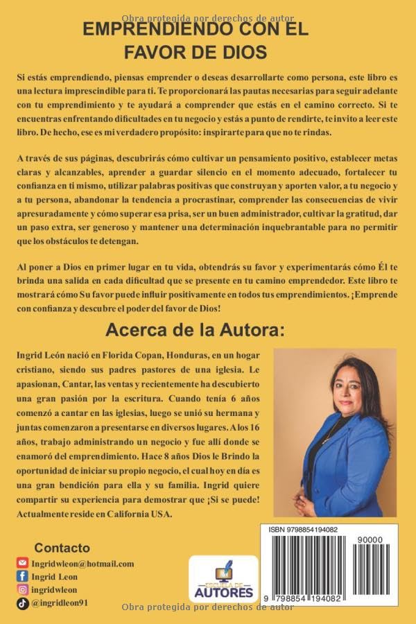 Miniatura 2 de EMPRENDIENDO CON EL FAVOR DE DIOS 12 pasos que te llevarán a un negocio exitoso y a tu desarrollo personal (Spanish Edition)