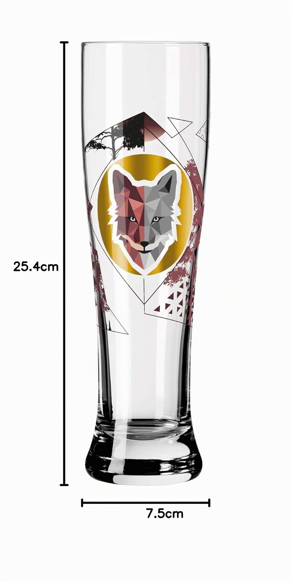 RITZENHOFF Verre à bière - Fabriqué en Allemagne | Réf. 3481002, Série Brauchzeit Set, 1 verre à bière 500 ml, en cristal, lave-vaisselle