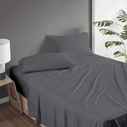 Miniatura 7 de Juego de sábanas King con parte superior dividida (división de cabeza) para cama ajustable, sábanas divididas superiores de 34 pulgadas, 600 hilos,