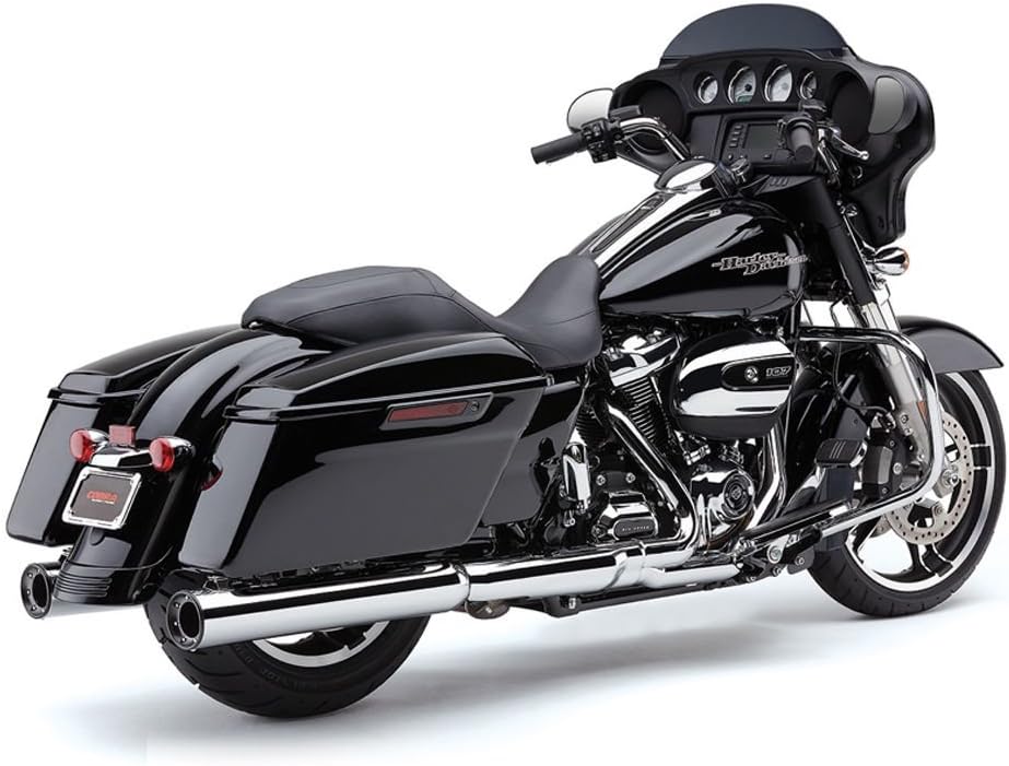 Cobra Chrome Race-Pro 4 1/2 in. Slip-On Mufflers 2017 Harley-Davidson Baggers 6216