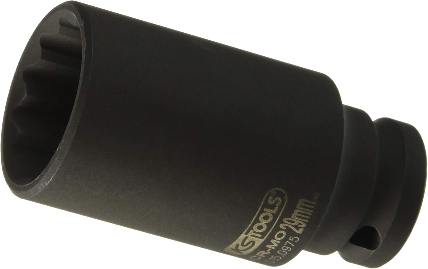 KS TOOLS 1/2" 12 Point Impact Socket, Long, 29 mm