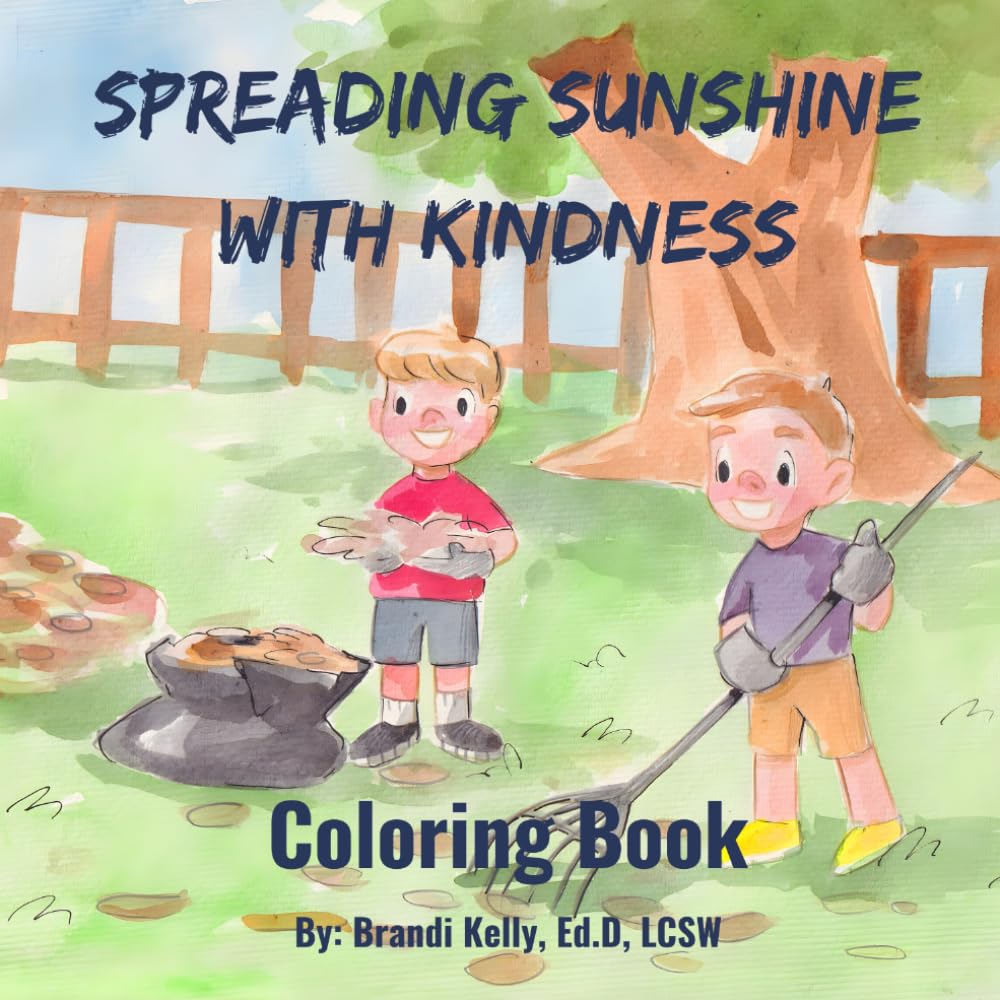 Spreading Sunshine with Kindness Coloring Book