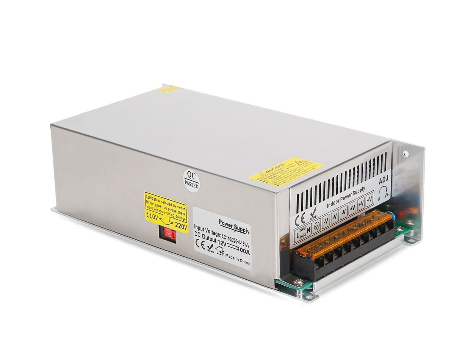 Zasilacze laboratoryjne, Zasilacz AC do DC 55V 22A 1200W, transformator napędowy, silnika CNC przemysłowy elektroniczny sprzęt elektryczny itp