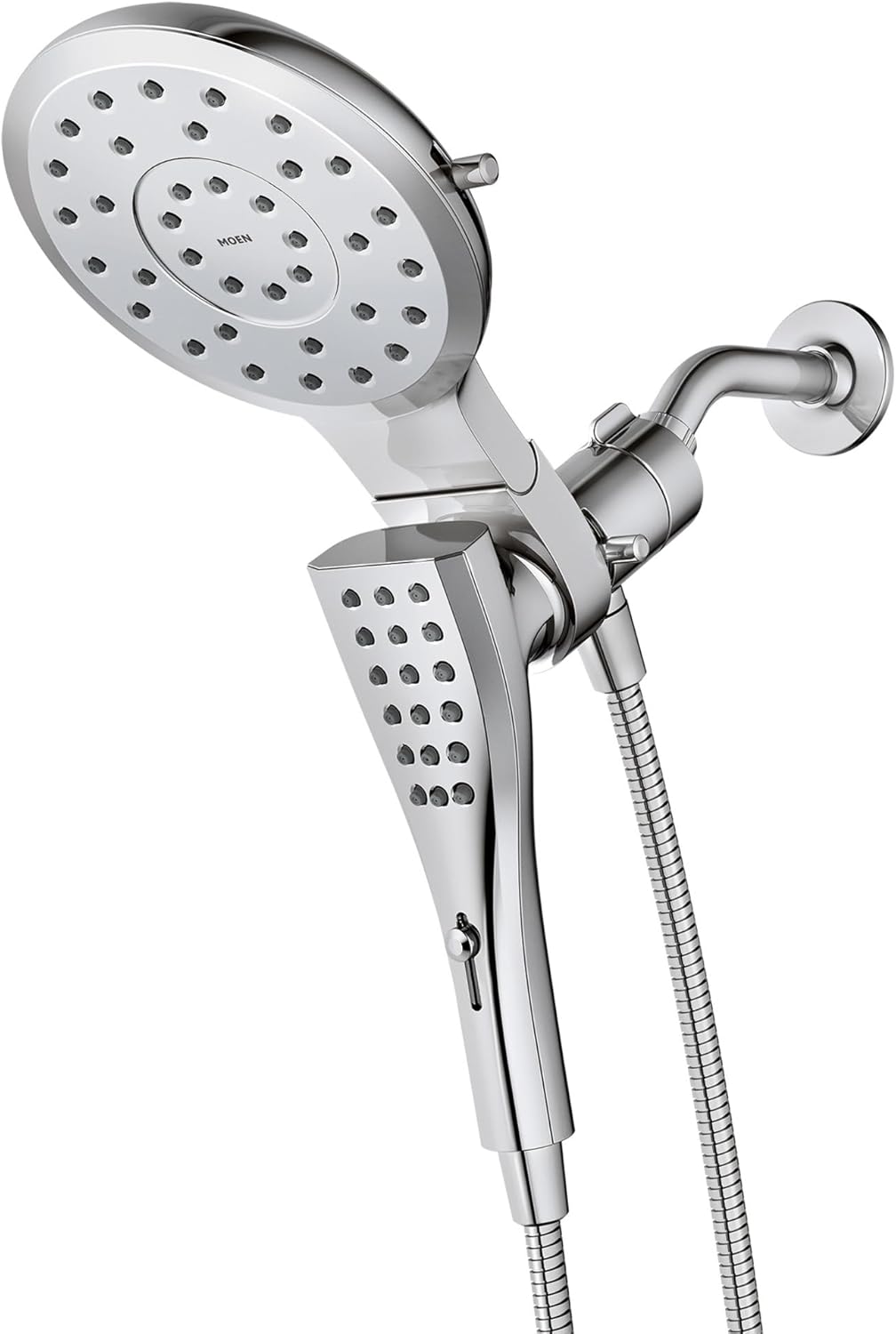 Moen Verso Rain Showerhead and Handshower Combination with Infiniti Dial and Magnetix Docking, 60" Hose, Chrome, 220C2EP