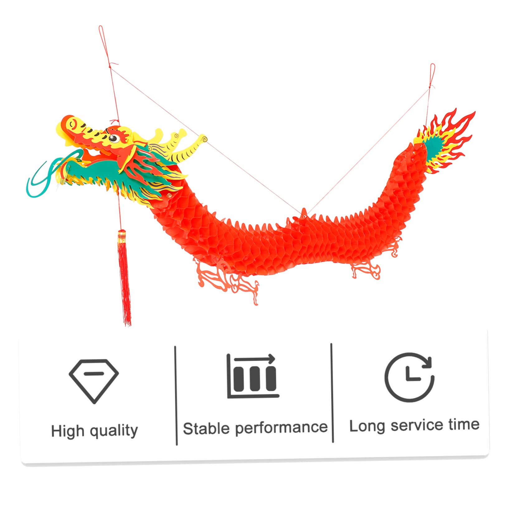 Alipis 10stücke Chinesische Drachen Laterne Für Neujahr Und Festivals Hängende Kunststoff Dekoration Mit Wunderschönem Design Für Festliche Atmosphäre