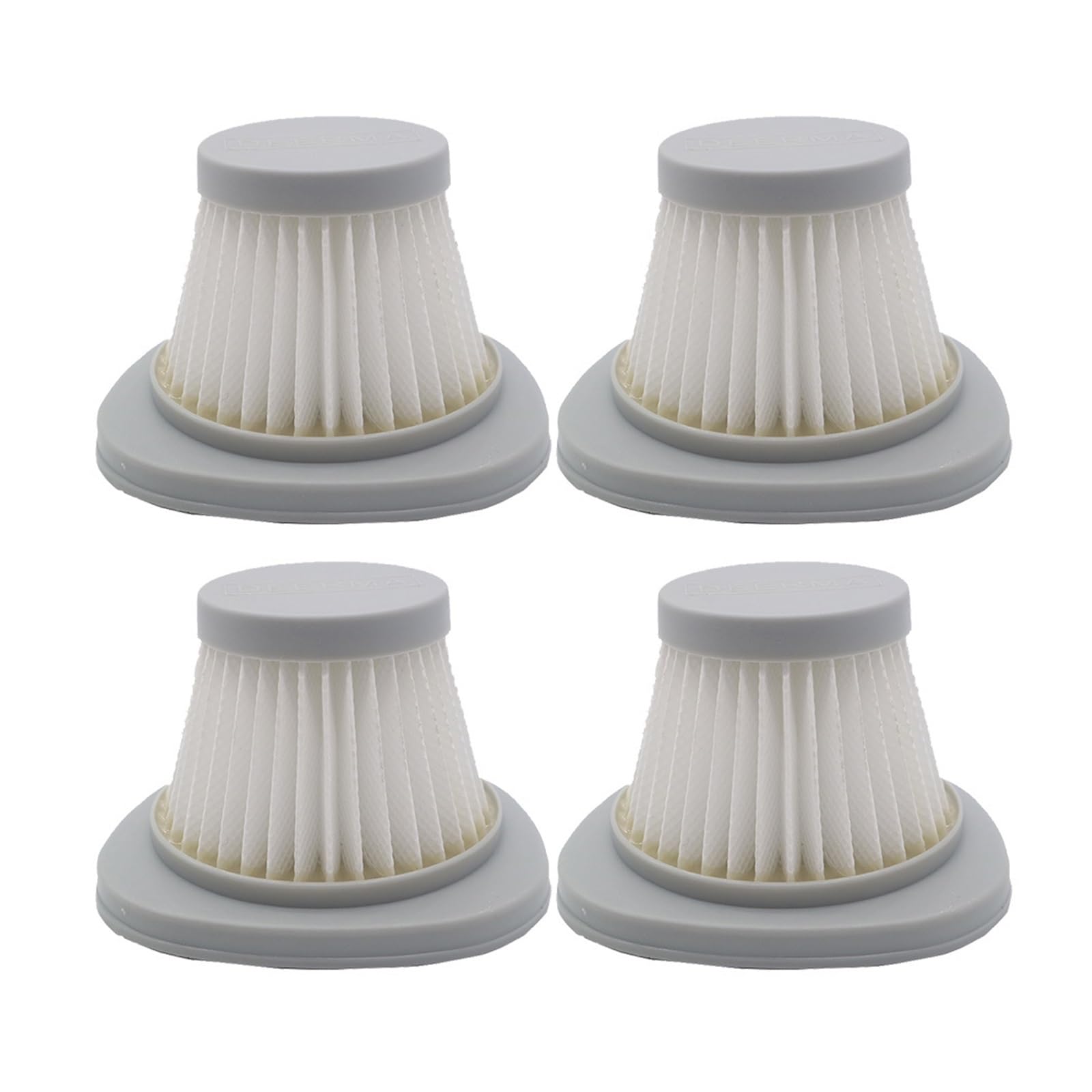 EEZII Washable Fits，Compatible For Deerma，DX118C/DX128C HEPA Filter Replacement Parts For Home Vacuum Cleaners(4pcs)