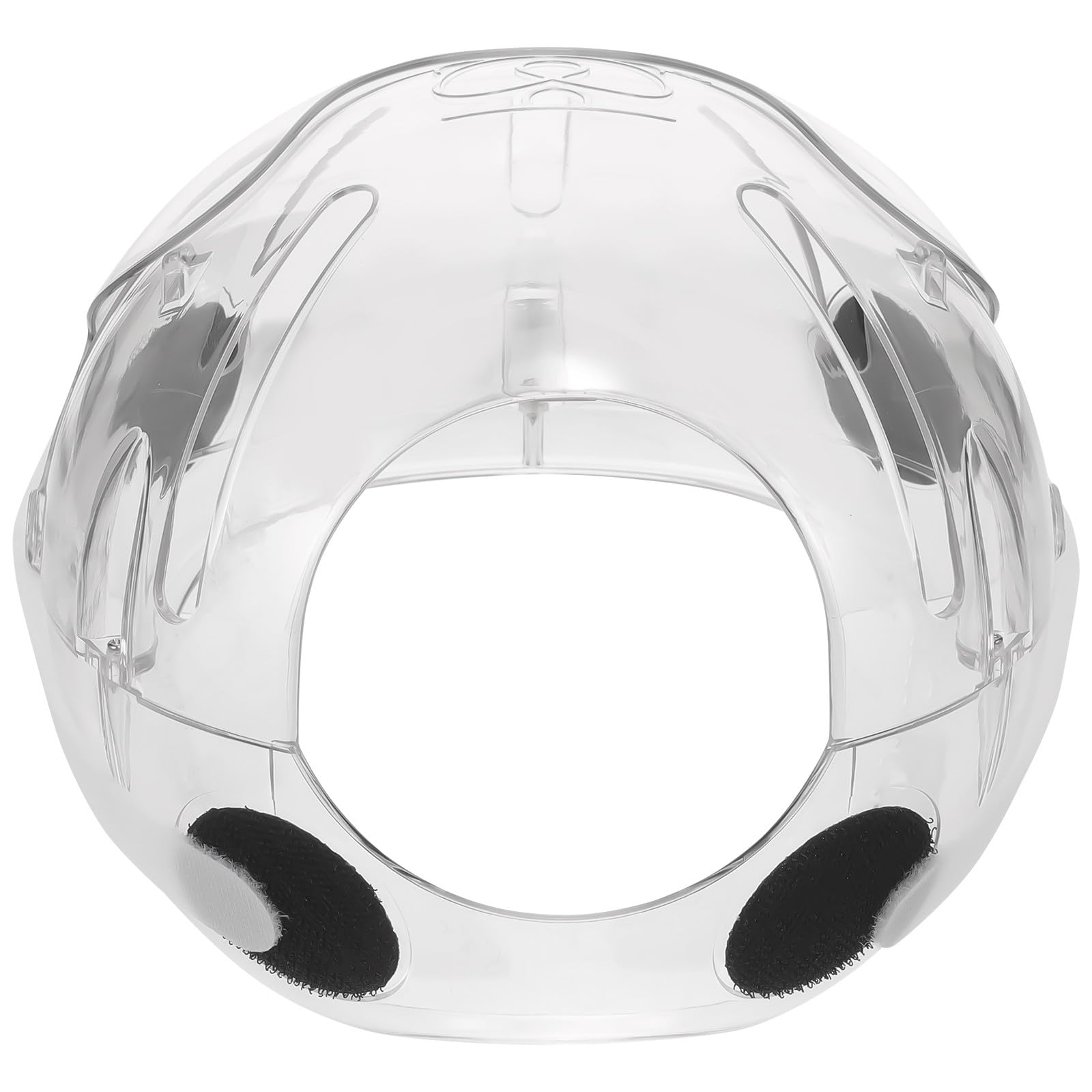 Casque pour chat anti-morsure transparent pour toilettage sécurisé