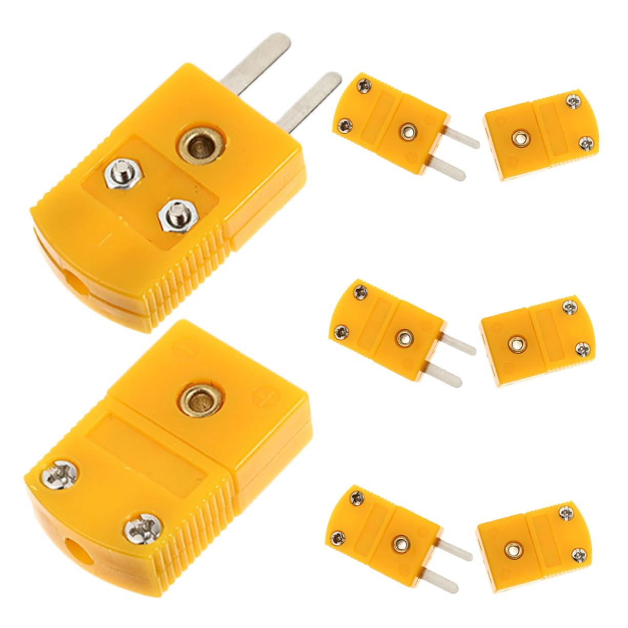 FUNOMOCYA Male Female Connectors Cord End Replacement K-Type Plug Socket Industrial