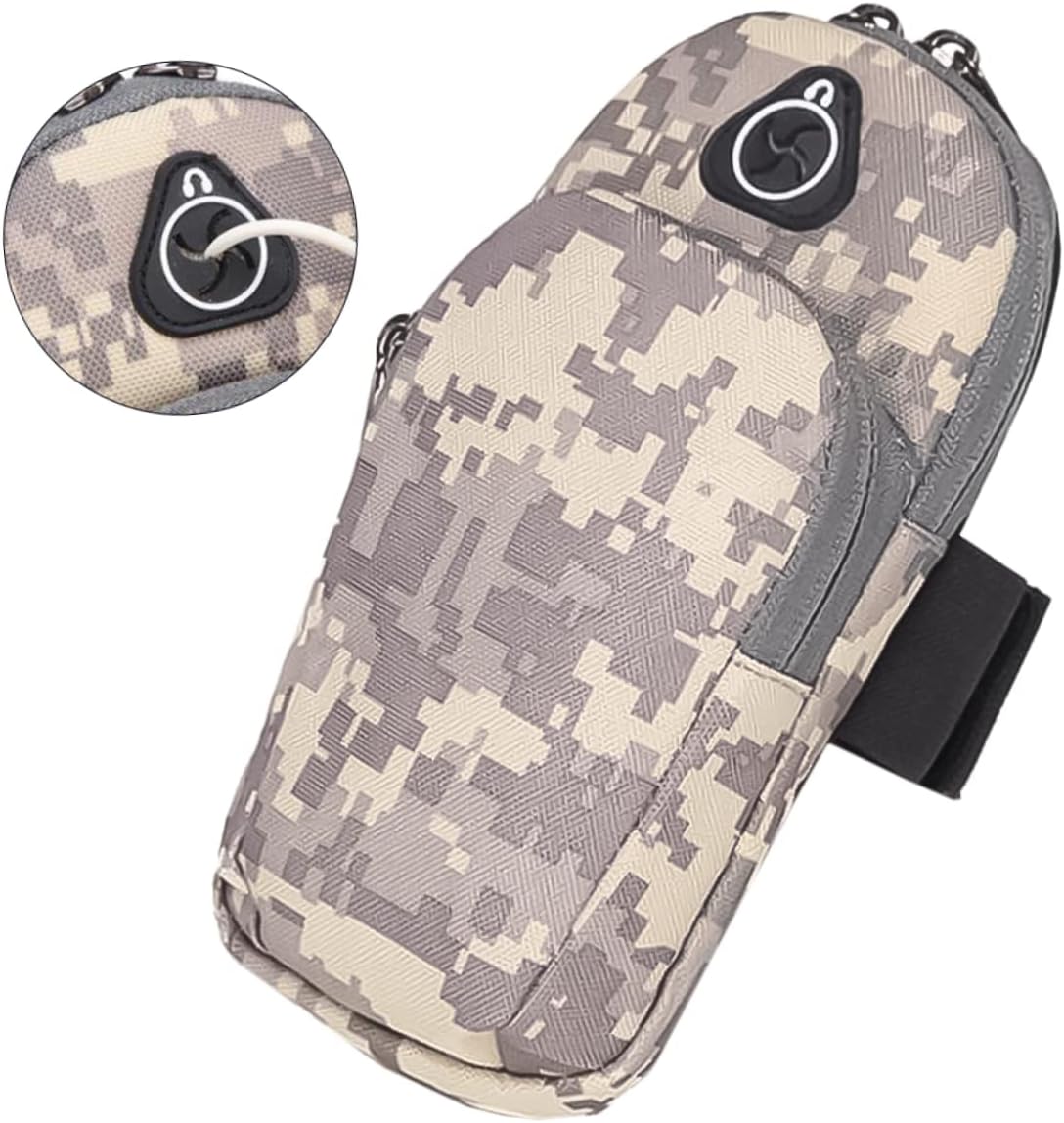 DOITOOL 3pcs Outdoor Sports Phone Arm Bag Comfortable for Running Fitness Climbing Outdoor Activities Phone Holder for Men and Women Coffee