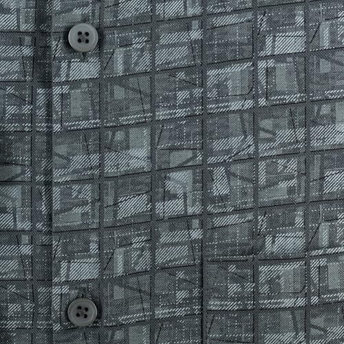Image of 7-DAYS Men's Premium Printed Shirt - 100% Cotton, Regular Fit, Full Sleeve, with Pocket - Versatile for Formal Occasions and Casual Wear