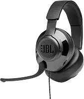 JBL Quantum 200 – Fones de ouvido para jogos circum-auriculares – Preto, grande