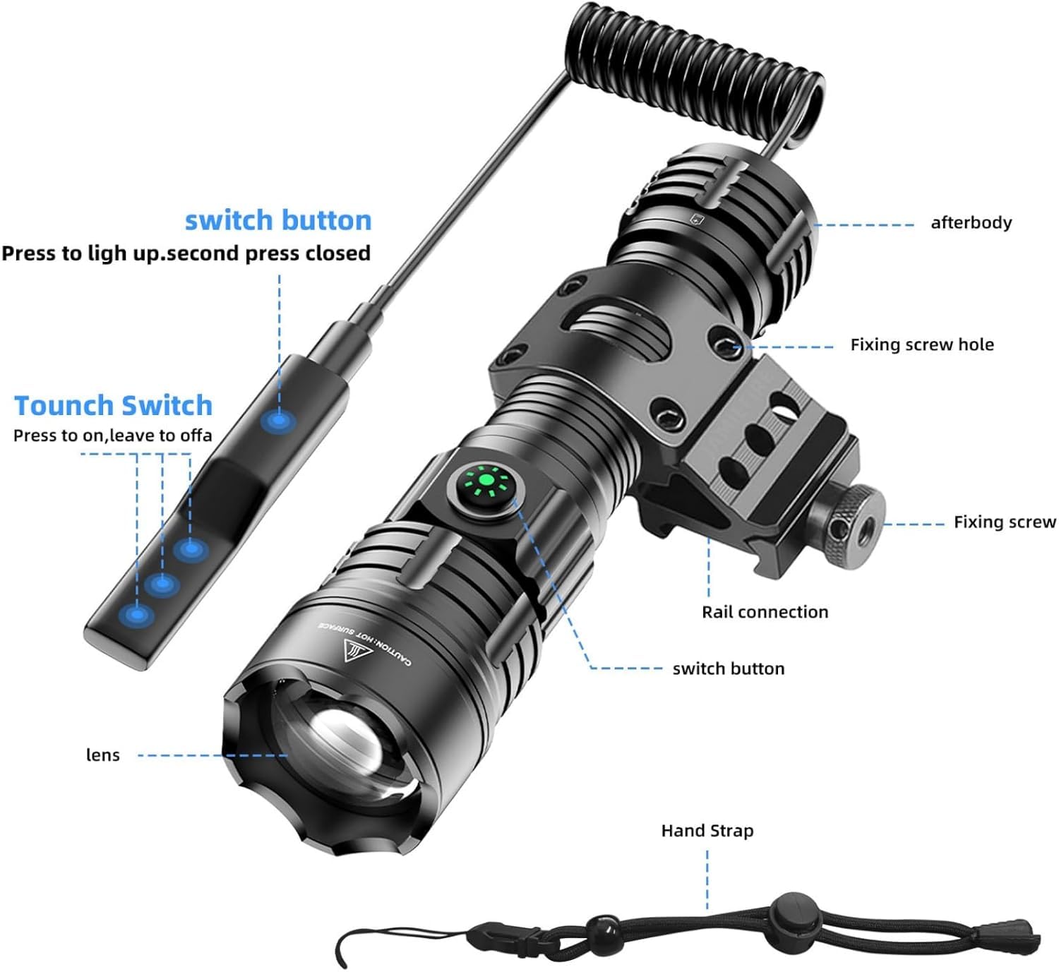 Forte torcia impermeabile outdoor luce cercare. Cerca, compra, vendi nuovo e usa