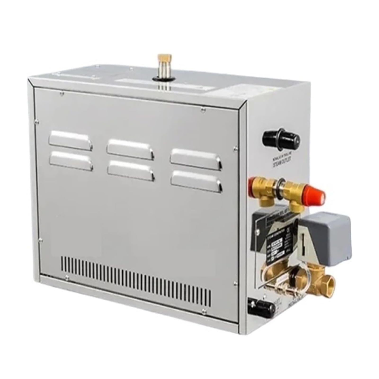 Generatore di bagno a vapore, 7KW in acciaio inox Sauna Steamer, Rifornimento idrico automatico Apparecchiature per sauna domestica per riscaldamento e doccia