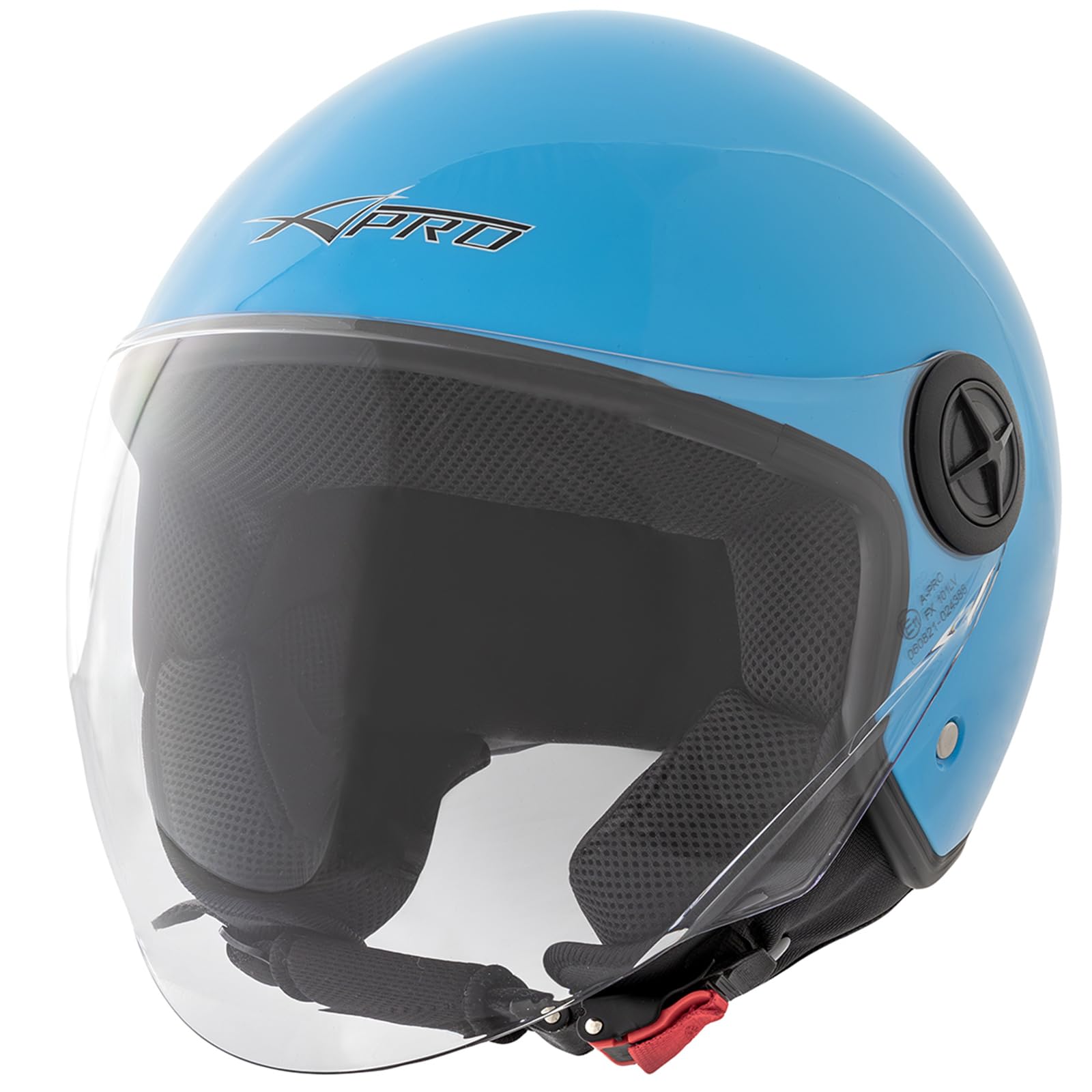 Casque Jet Moto Scooter Quad Avec Visiere ECE 22 A-Pro
