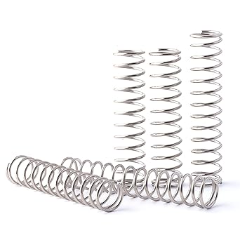 5PCS Coil Compression Compressed Springs, 0.5mm Wire Diameter, 5mm Outer Diameter, 60-100mm Free Length, Stainless Steel Compression Spring, 0.5x5mm NO.49Length 80mm