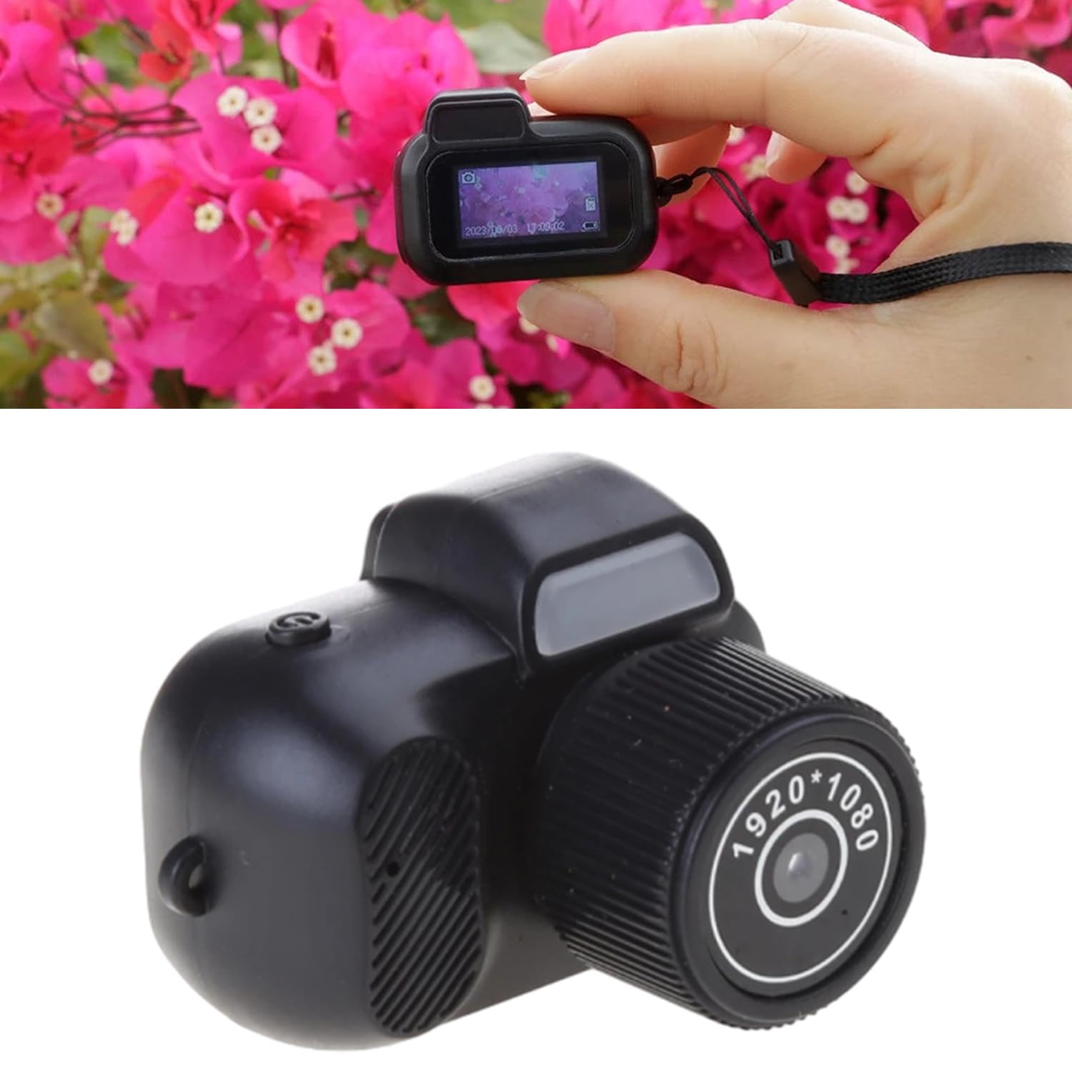 EARFORU Tiny Nostalgia Cam, Memorica Clickchain Camera, 2024 New Keychain Camera, Mini Camera Keychain, 1080P HD Mini Sport Camera, Key Chain Mini Camera, Portable Camera Keychain (1pc)