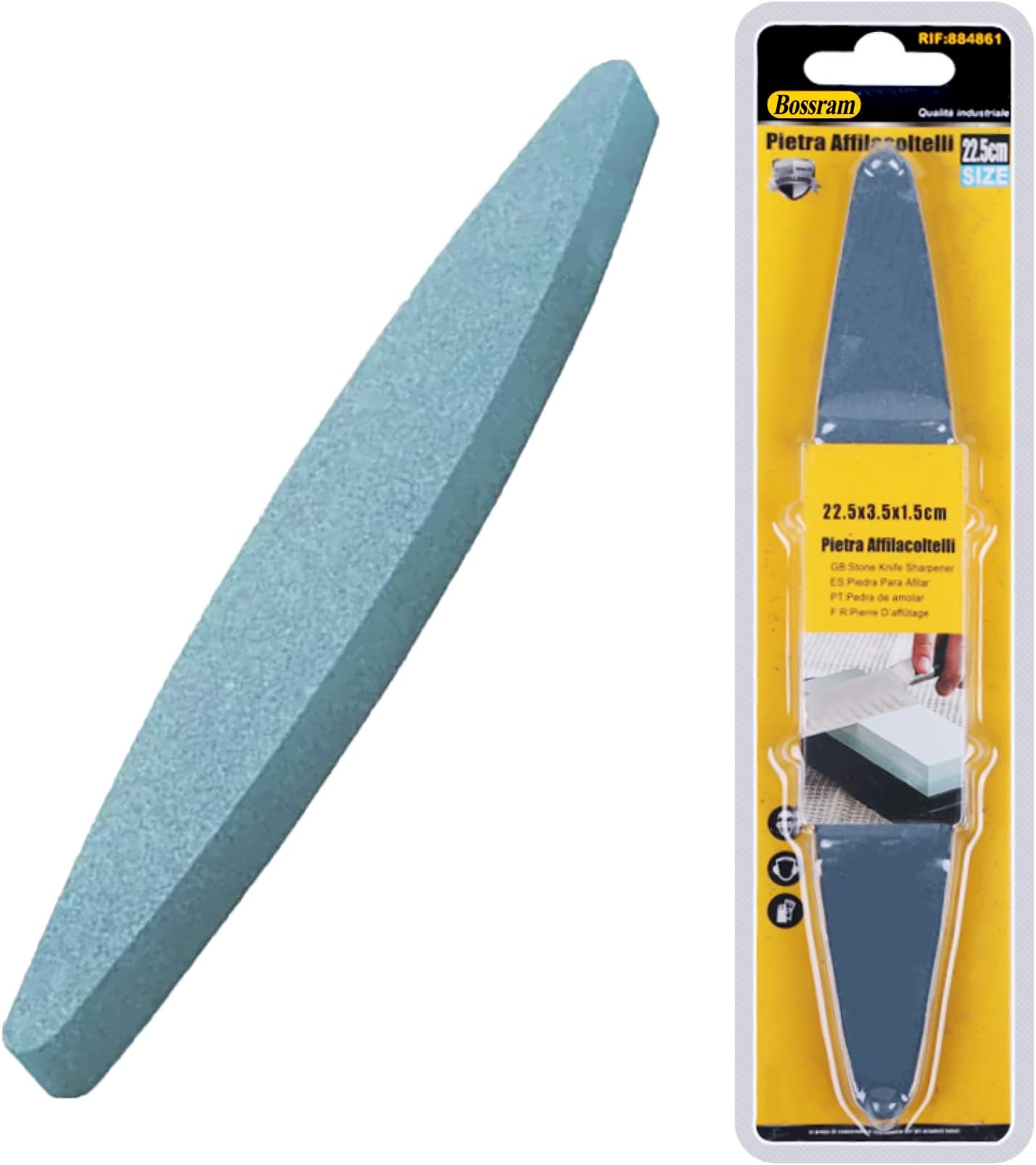 Pietra Per Affilare Corundium Da 225mm - Per Utensili Da Taglio | 6 Pezzi - Foto 7
