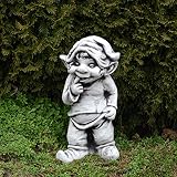 gartendekoparadies.de Duży masywny gnom, co mogę tutaj zrobić Troll goblin goblin wykonany z odlewanego kamienia