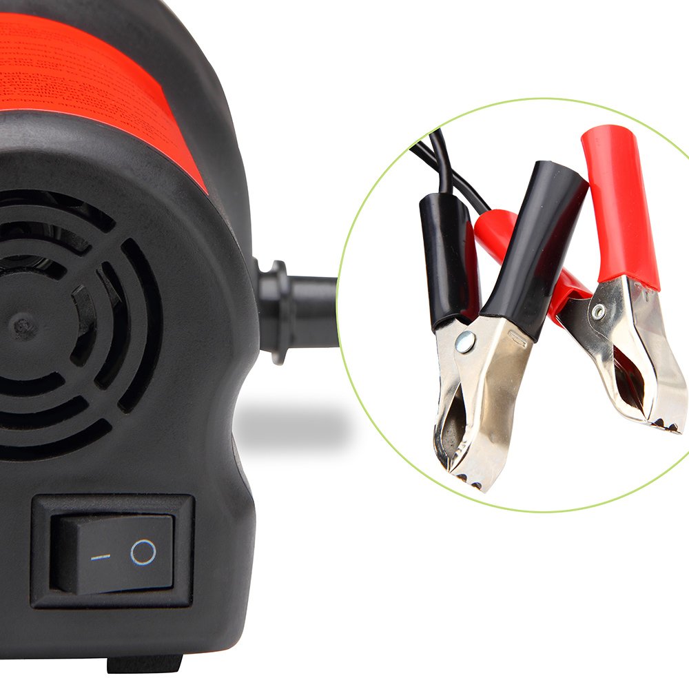 Monzana Pompa estrattore aspira Olio Motore gasolio 12V 80 Watt 5l/min Pompe trasferimento elettrica