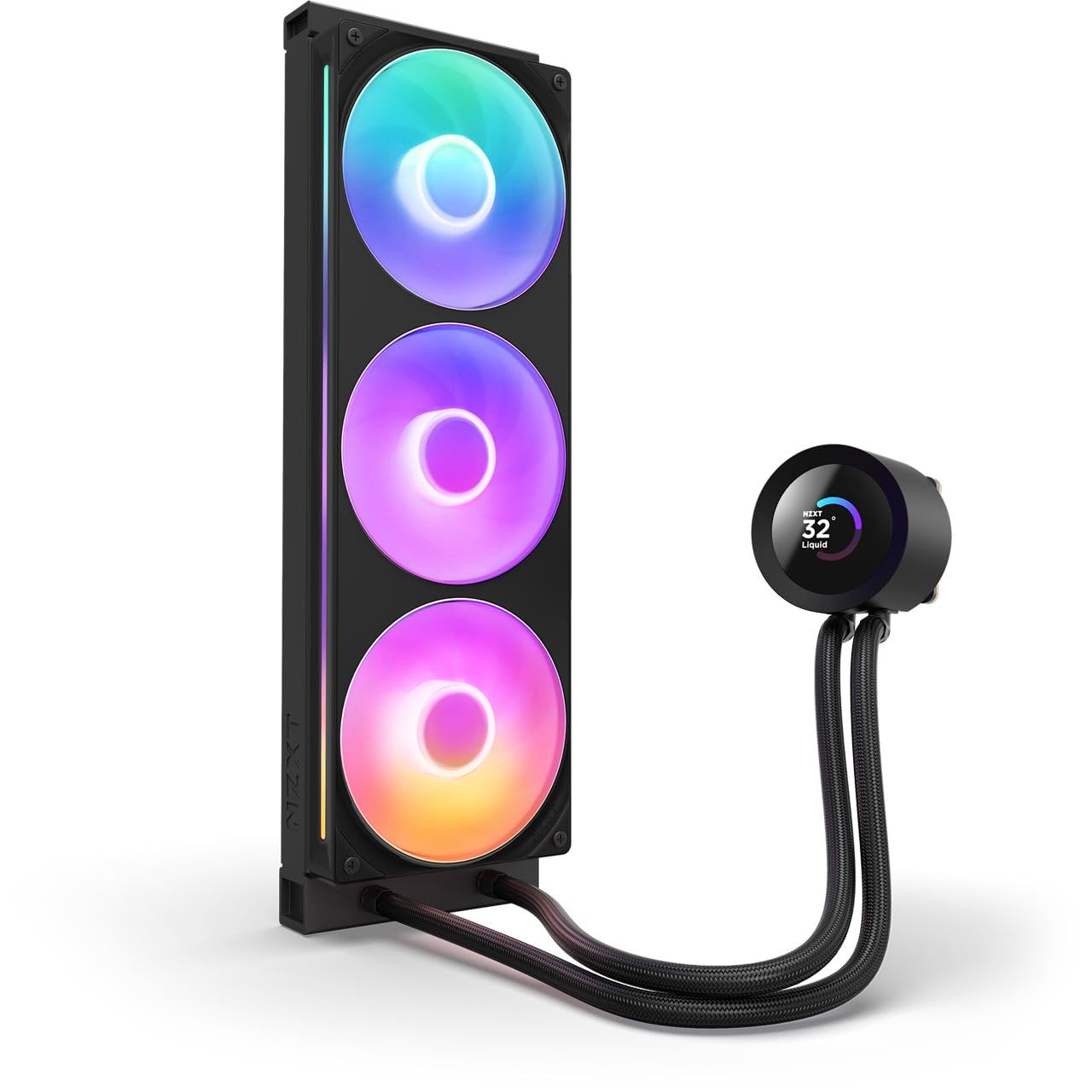Water Cooler NZXT Kraken Plus 360 RGB Preto Fan F360 Core Tripla