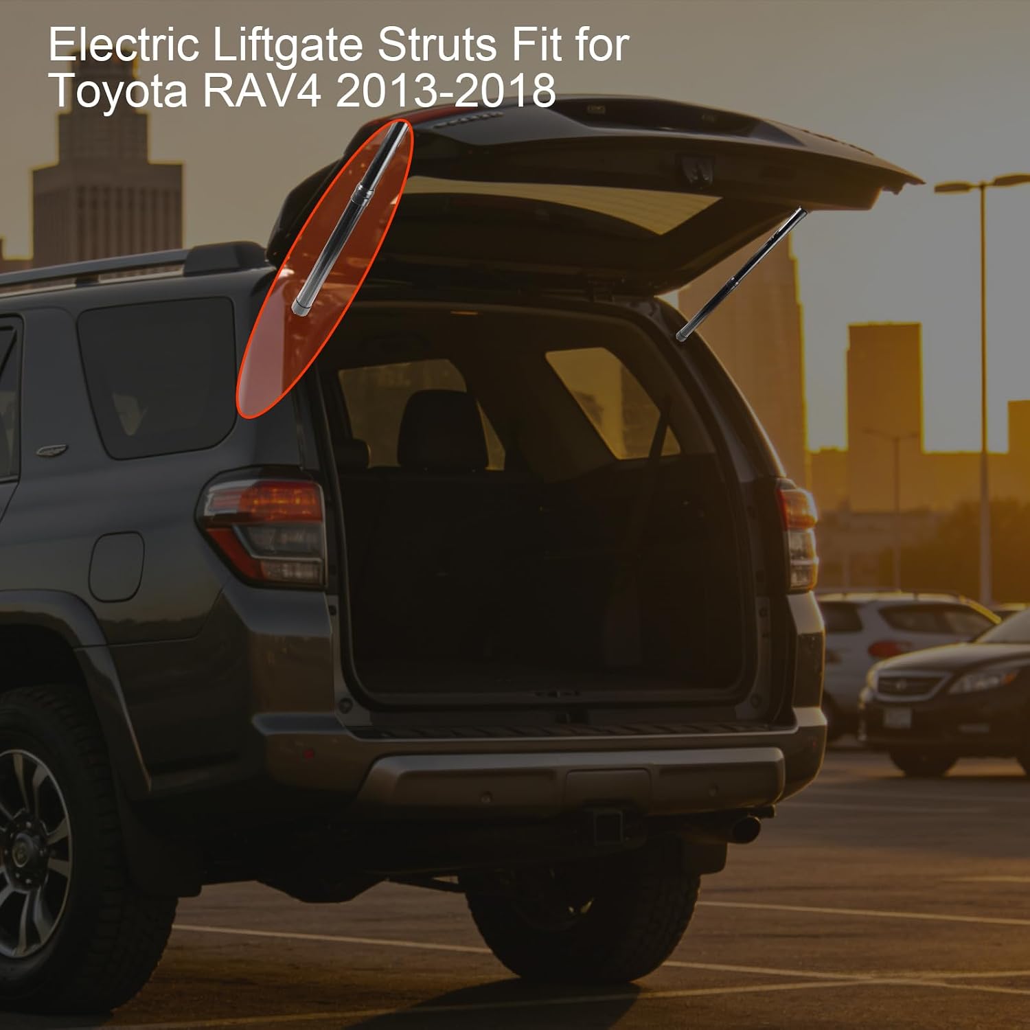 Electric Liftgate Struts Compatible with Toyota Highlander 2014-2019 Power Liftgate Support Shock Struts Replace 6891009130 6891009120, Set of 2