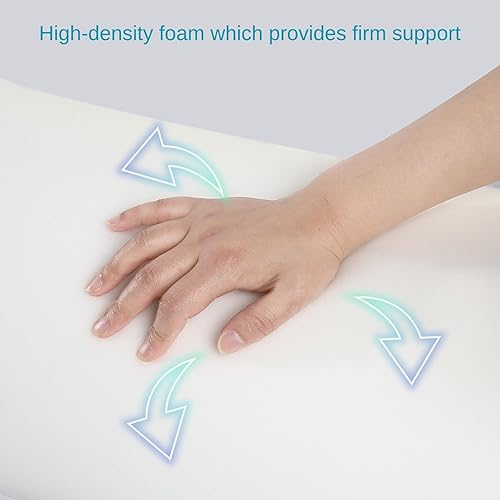 Miniatura 4 de idee-home Almohada de cuña para cabecero, relleno de espacio en la cama, colchón con forma de cuña para dormir, cierra el espacio (0-6 pulgadas)