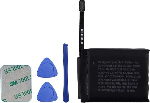 A2181 Replacement Battery Compatible with Watch Series 5 44mm iWatch 5 44mm 5st Generation iWatch Smart Watch 2093 A2095 A2157 with Toolkit