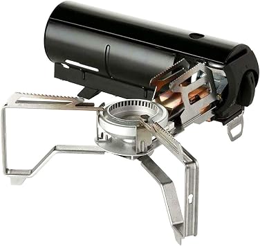 Snow Peak Home and Camp Burner, Camping Stove, Backpacking, Automatic Ignition, Black