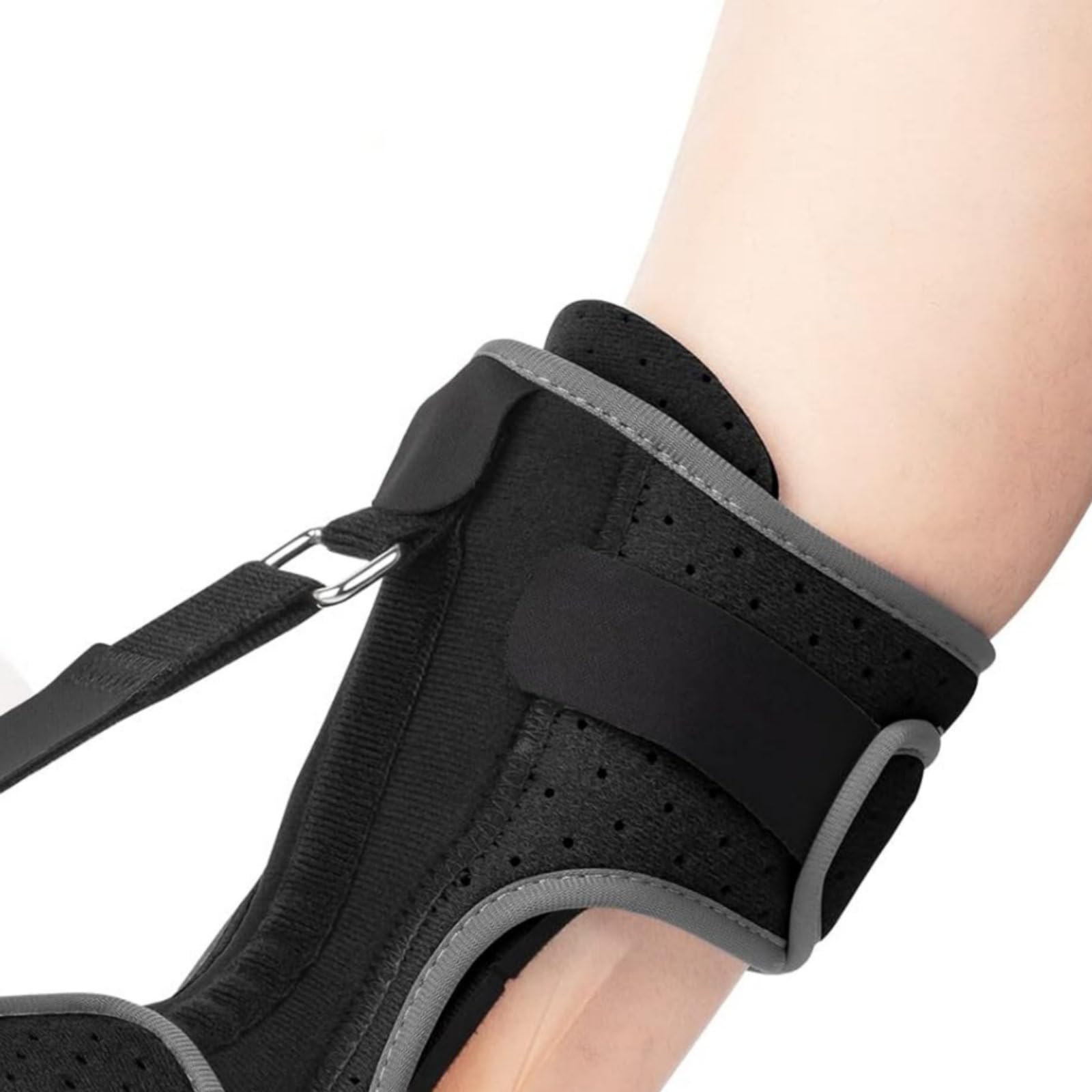 Plantar Fasciitis Night Splint: Adjustable Plantar Fasciitis Brace with Arch Support | Dorsal Night Splint for Women Men | Dual Effective Plantar Fasciitis Relief Achilles Tendonitis Foot Drop Heel Pain Black