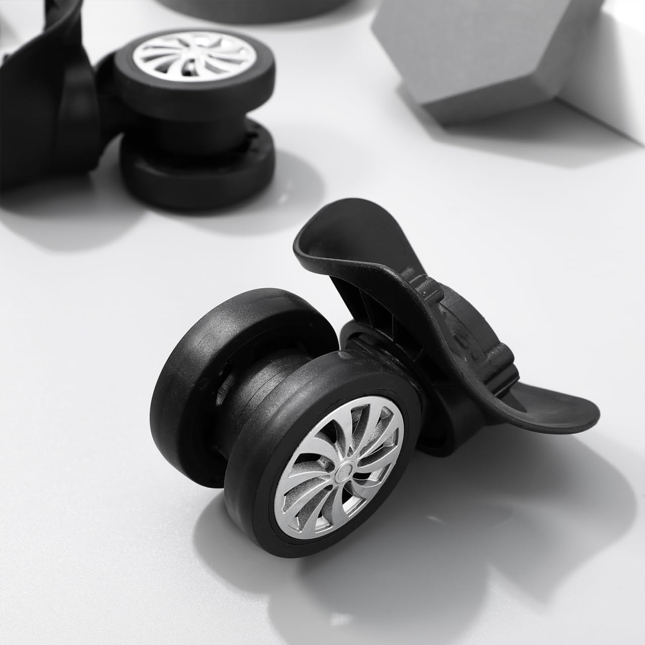 Toddmomy 4Pcs Universal Luggage Swivel Wheels Replacement 4.01 in — Amazon image 8