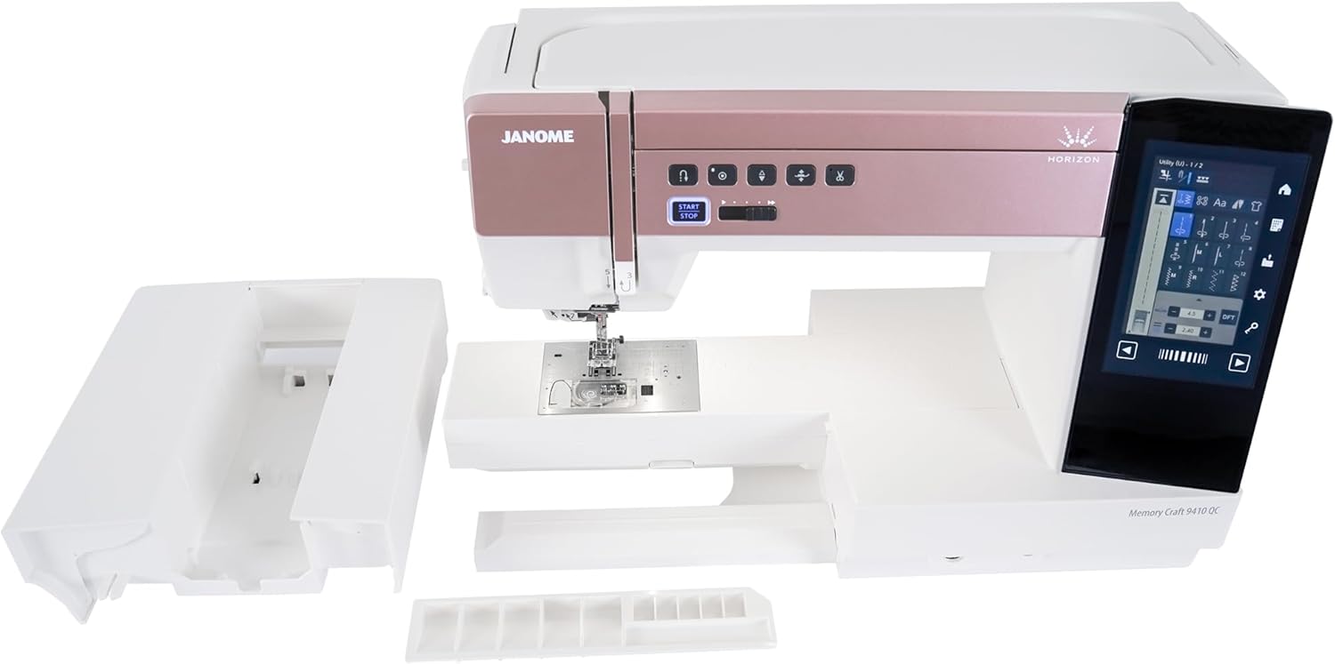 Janome Horizon Memory Craft 9410QC Sewing and Quilting Machine with Bonus Bundle