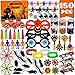 Aitbay 150PCS Halloween Party Favors Bulk for Kids, Favors Toy Assortment for Carnival Prizes, Trick or Treat, Halloween Party and Classroom Rewards