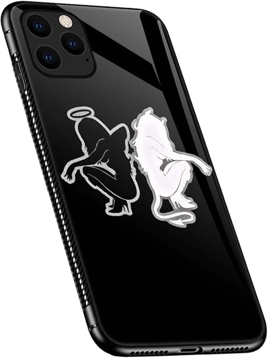Amazon Com Iphone 12 Pro Max Case Devil And Angel Pattern Iphone 12 Pro Max Cases For Girls Boys Protection Shockproof Soft Silicone Tpu Non Slip Back For Apple Iphone 12 Pro Max Cell Phones