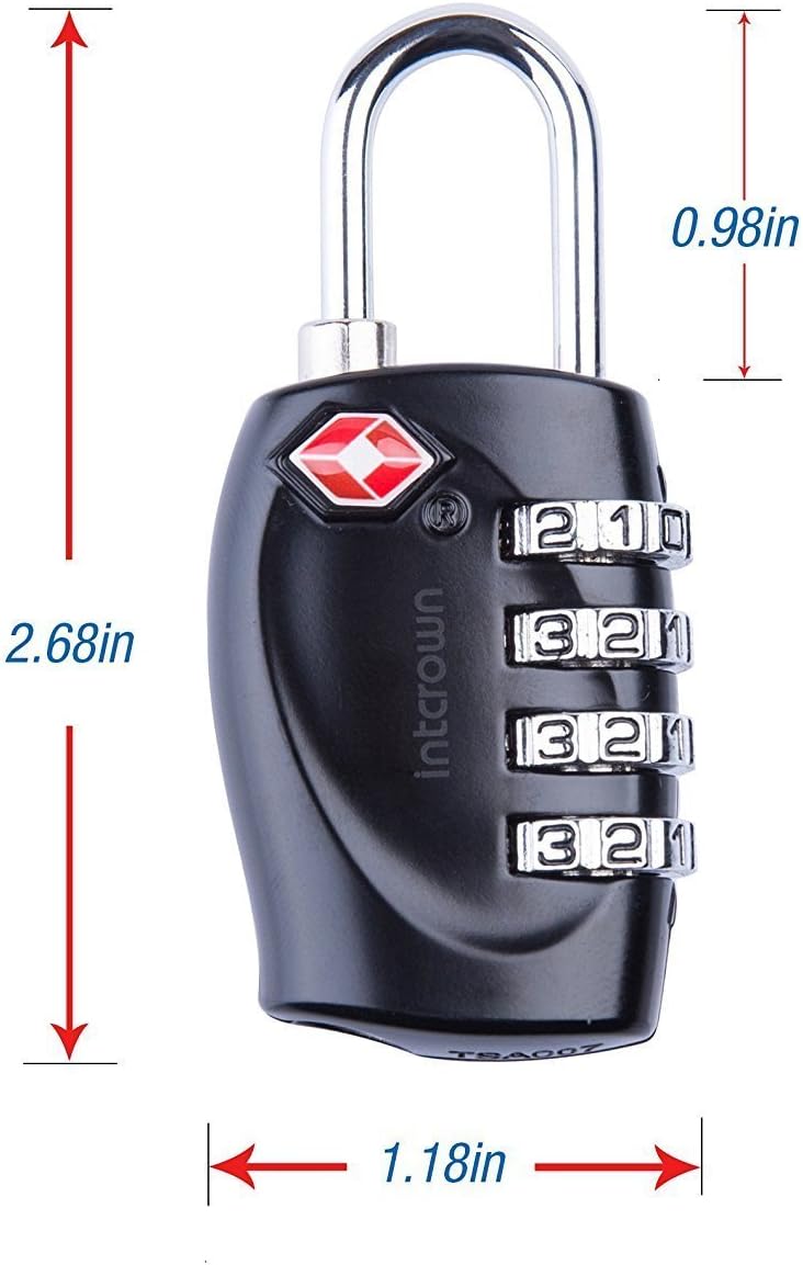Fеаturеd Prоduсt Intcrown Gym Lock 4 Digit Padlock TSA Approved Combination Lock for Luggage Suitcase Gym and Sports Lockers 2 Pack 60% оƒƒ Dіѕсоunt Intcrown Gym Lock 4 Digit Padlock TSA Approved Combination Lock for Luggage Suitcase Gym and Sports Lockers 2 Pack
