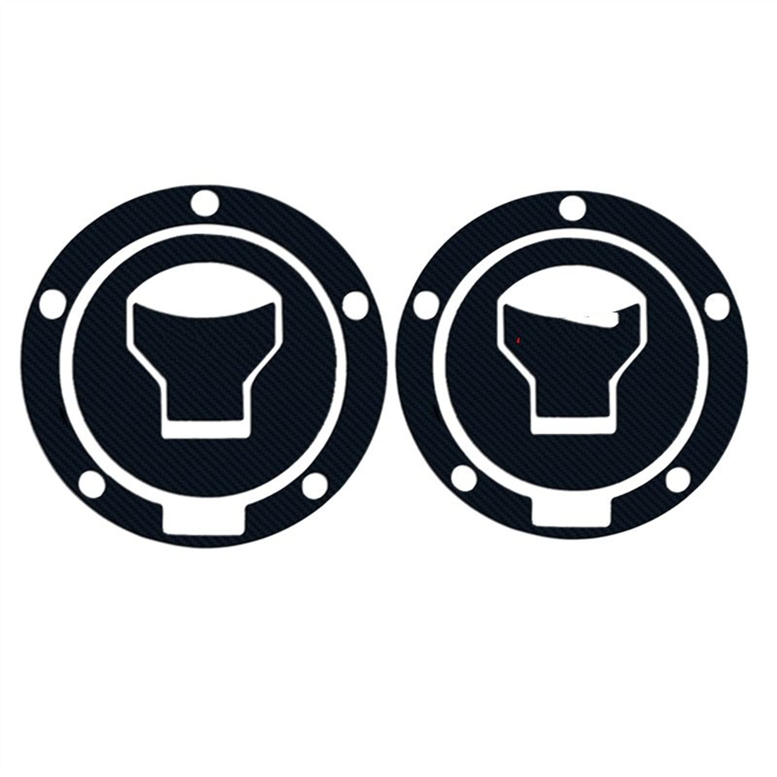 TMISHION Tampon De Réservoir De Carburant En Fibre De Carbone