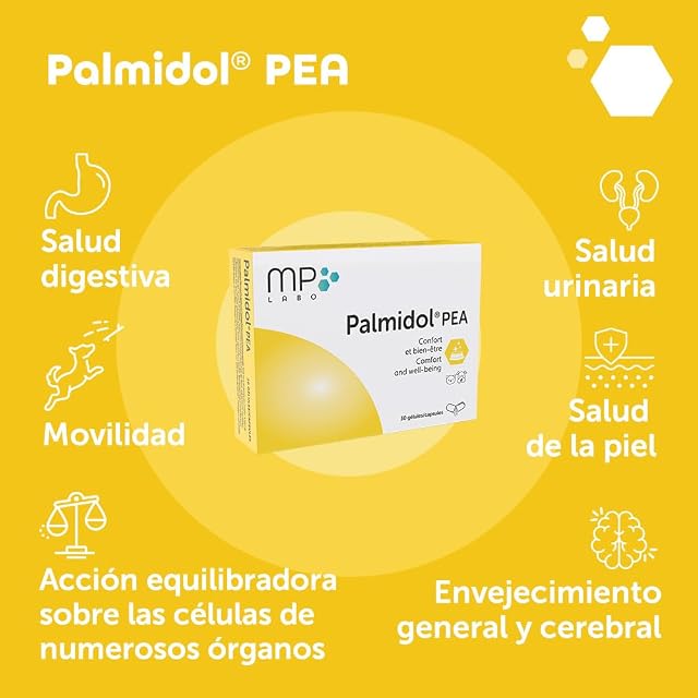 Foto 3 de 8 de MP Labo Palmidol® PEA 30 cápsulas - Bienestar y Confort para Perros y Gatos