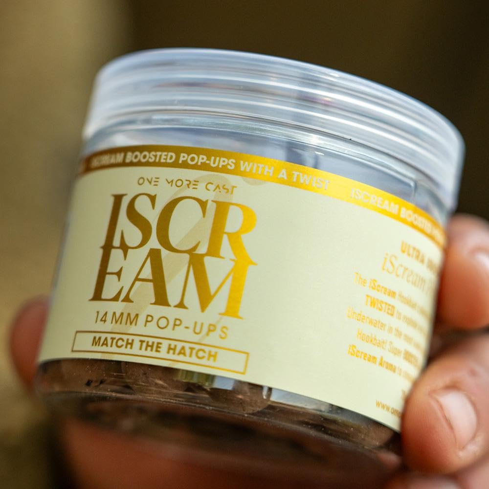 OMC iScream Match The Hatch Pop Ups 14mm - Carp Bait 200ml Tub