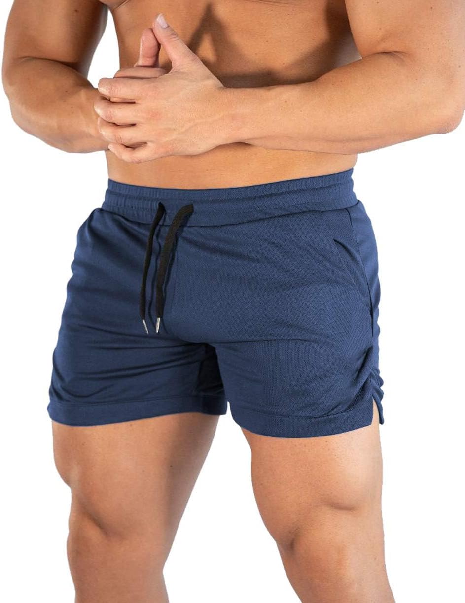 Saklifuo Mens Exercise,bodybuilding,fitness,jogging,training,cycling,running,workout,athletic,gym Running-shorts Cycling Shorts