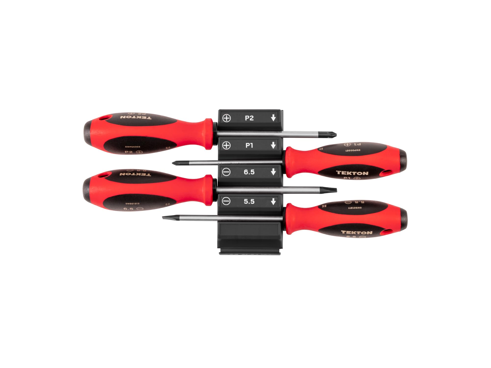 TEKTON Phillips and Slotted Screwdriver Set, 4-Piece | DWZ90105
