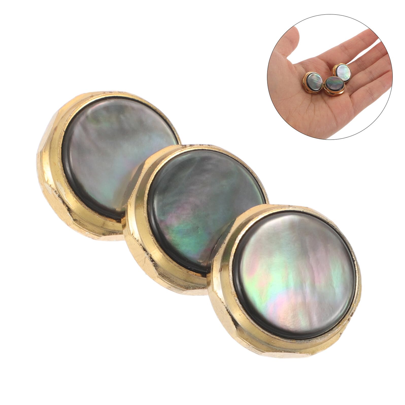 3 Pièces Boutons de Doigt pour Trompette Bouchons de Valve Noirs Accessoires de Remplacement pour Réparation et Précision Du