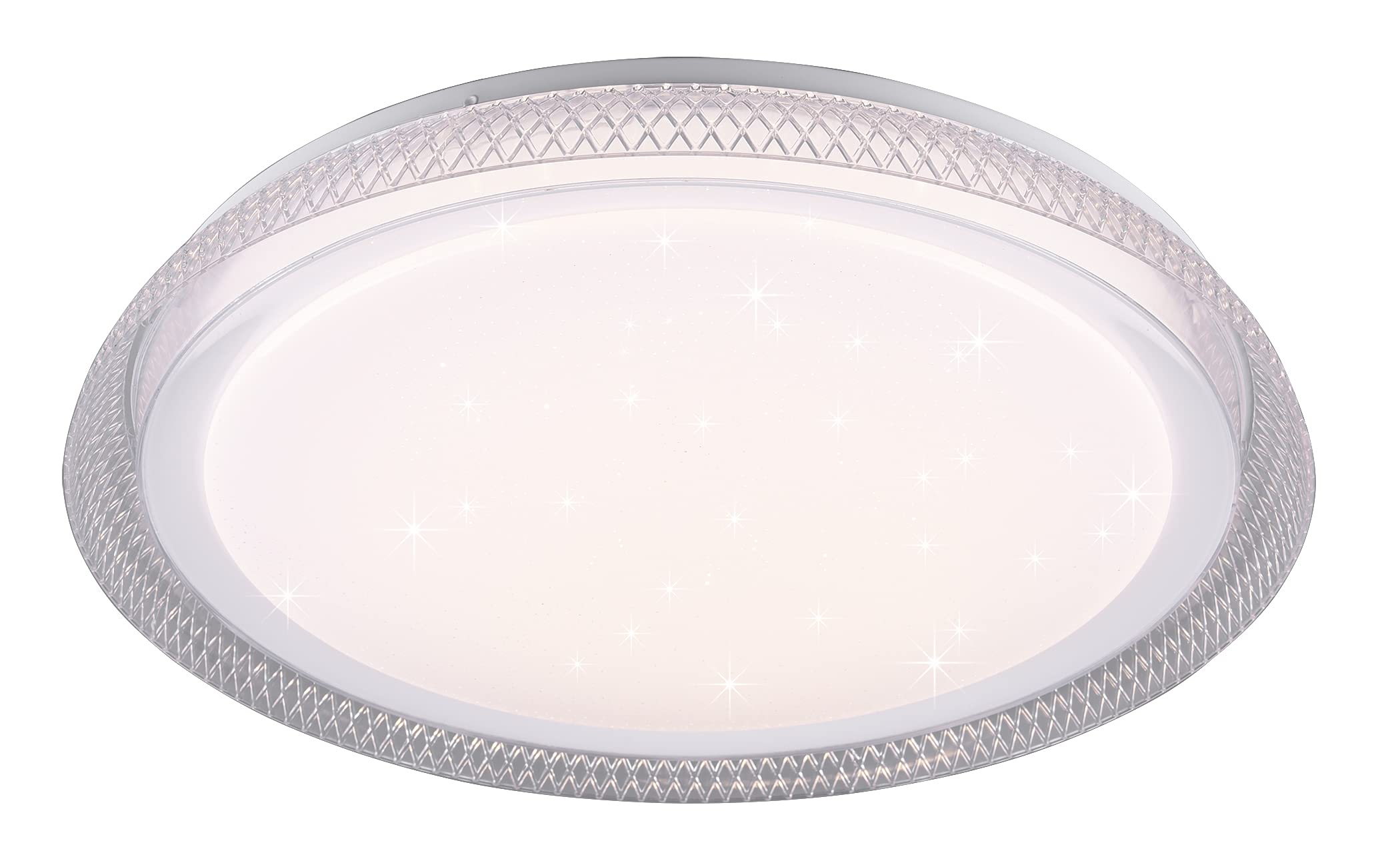 Reality Leuchten Heracles R62371200 - Plafoniera a LED da 24 Watt, in plastica, colore: Bianco