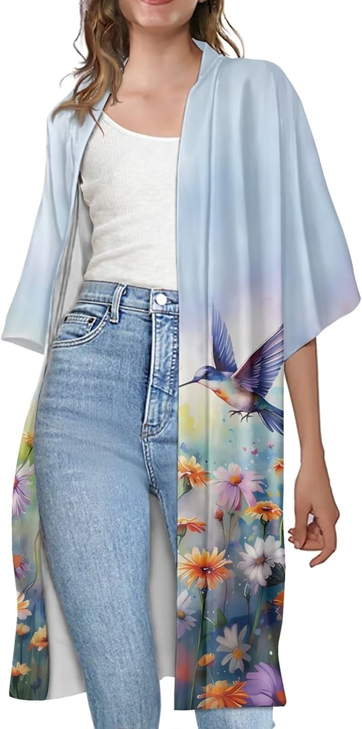 Ystardream Summer Cardigans for Women Lightweight Blusas De Verano para Mujer