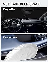 Vista 250 de Proadsy Parasol para parabrisas actualizado 2026, ajuste personalizado, Lexus NX 2022-2025 2026, 4 capas, plegable, protector de parasol frontal que