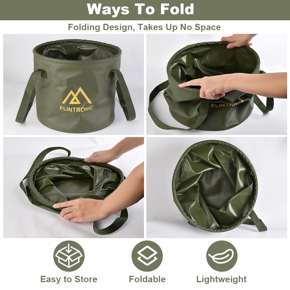 flintronic Folding Water Bucket - Image 4