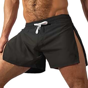 ウォーキング・ランニングウェア Discus athletic short black M W=FXD Men Compression Shorts with 8in inseam