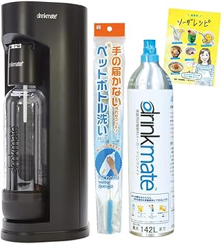 Amazon | ドリンクメイト マグナムグランド ブラック 142L予備用ガス ...