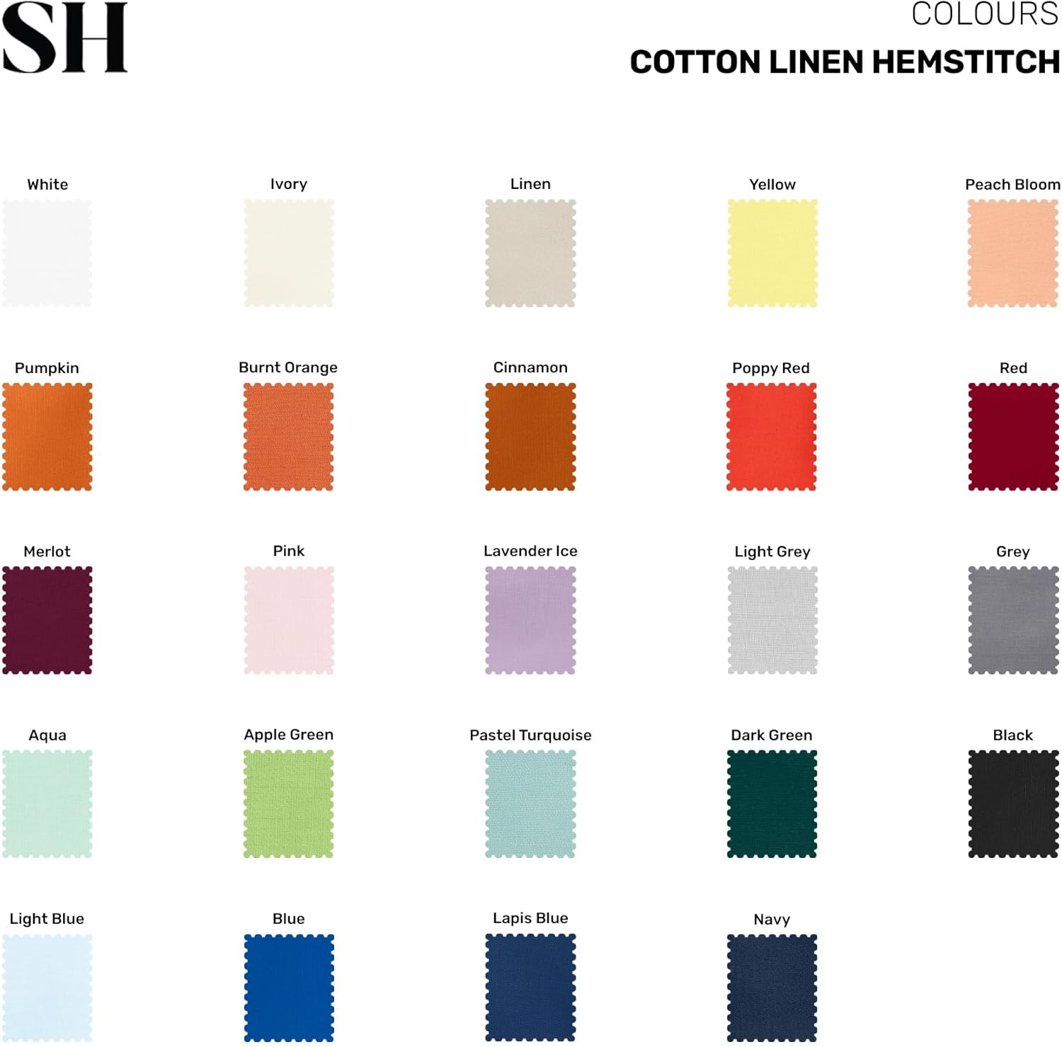 Solino Home Table Runner 90 Inches Long - Cotton Linen Hemstitch Lavender Ice Table Runner 14 x 90 Inch for Mothers Day, Spring, Easter