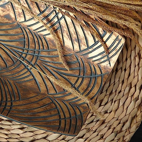 Cwlwgo- Large Floor Vase – Handmade Flower Holder Made Of Resin, Sophisticated Vessel For Decorative Branches And Dried Flowers, 35 Inches,Wood Grain Color #TOP3