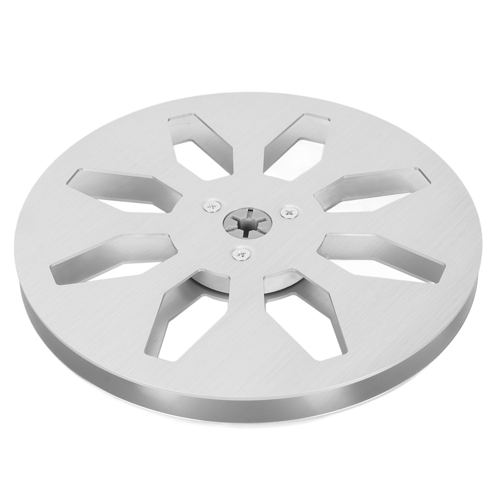 Naroote Bobine Vide en Aluminium de 7 Pouces, 1/4, pour Ruban Adhésif